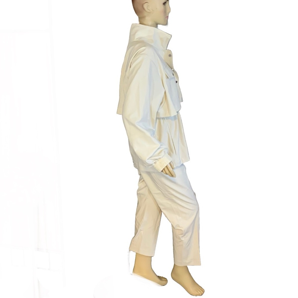 CALVIN KLEIN ECRU BEIGE TROUSERS & JACKET LEISURE SET (16/XL) - Picture 6 of 15